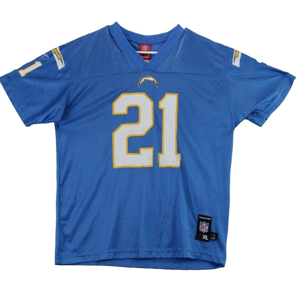 Kids XL Reebok NFL San Diego Chargers LaDainian Tomlinson‎ Jersey Blue